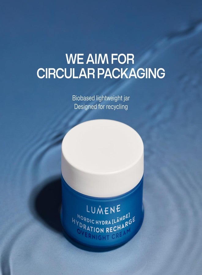 Lumene Nordic Hydra [LÄHDE] Intense Hydration Night Cream | Instant Hydration for Night Time Renewal | Plumps & Smooths Dehydrated Skin | With Organic Nordic Birch Sap | Vegan | 50ml - Image 4